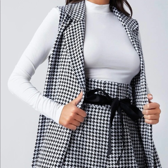 “Hazel Cove” Coat Vest & Palazzo Pant set - Picture 4 of 16